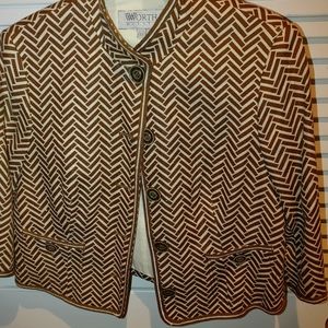 Worth 3/4 length sleeve jacket size 12 Petite